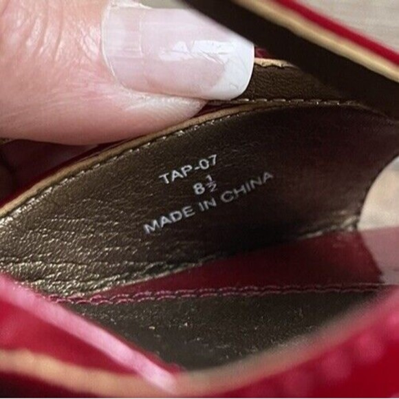 Unisa Women’s Red Patient Open Toe Strappy Heel Sandal Size 8.5 - Picture 8 of 8